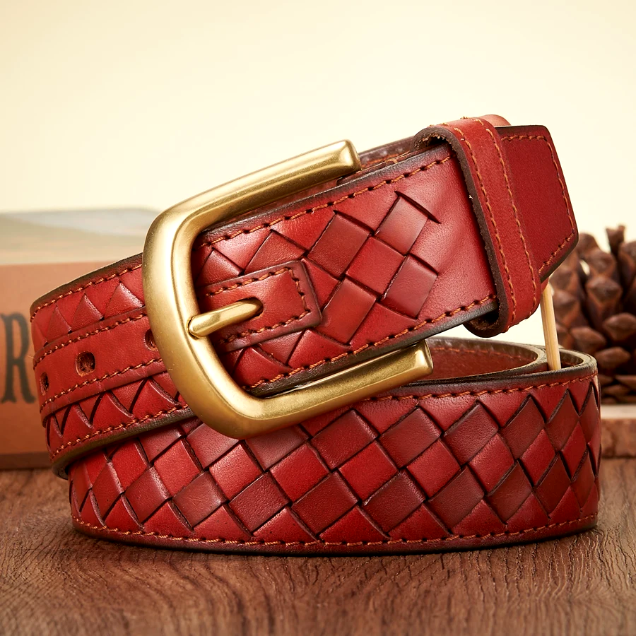 Baxter Woven Leather Belt