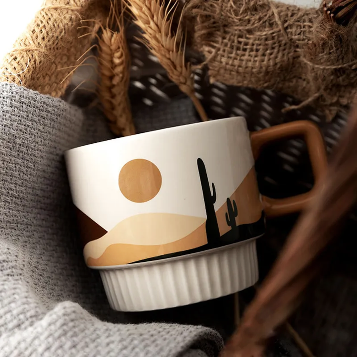 Morandi Boho Coffee Cup