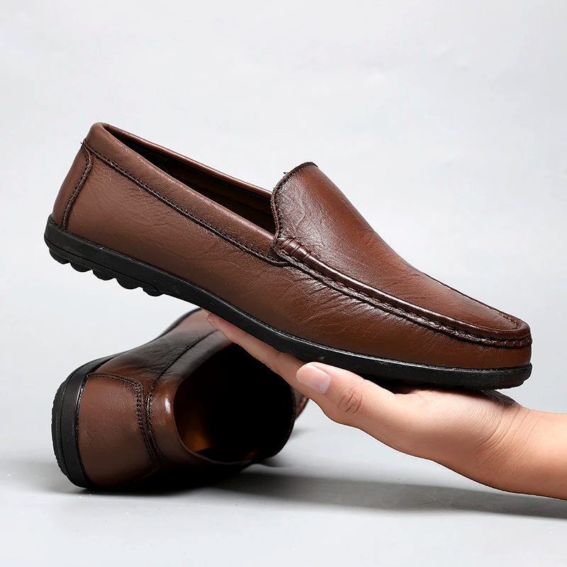 Massimo Leather Loafers