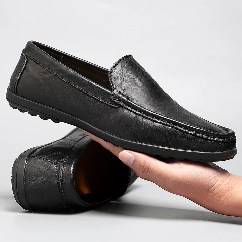 Massimo Leather Loafers
