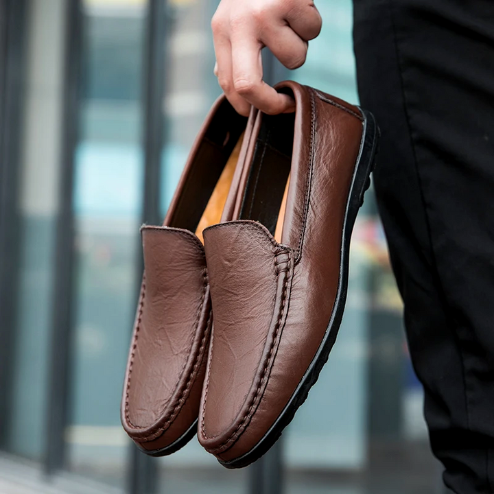 Massimo Leather Loafers