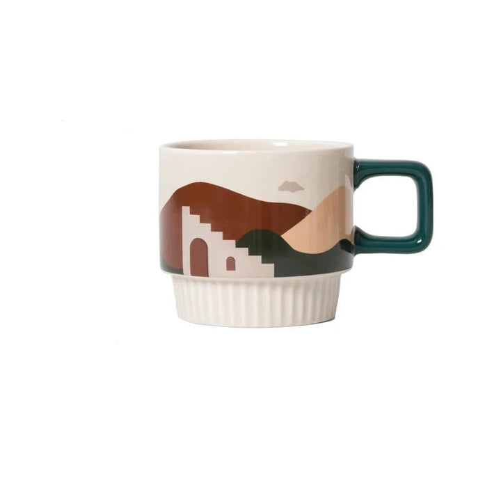 Morandi Boho Coffee Cup