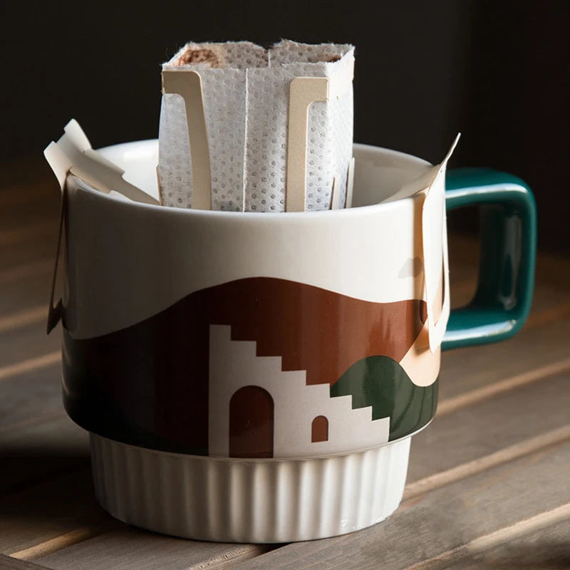 Morandi Boho Coffee Cup