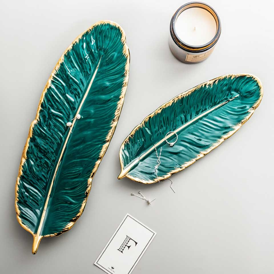 Michael Gold Feather Plate