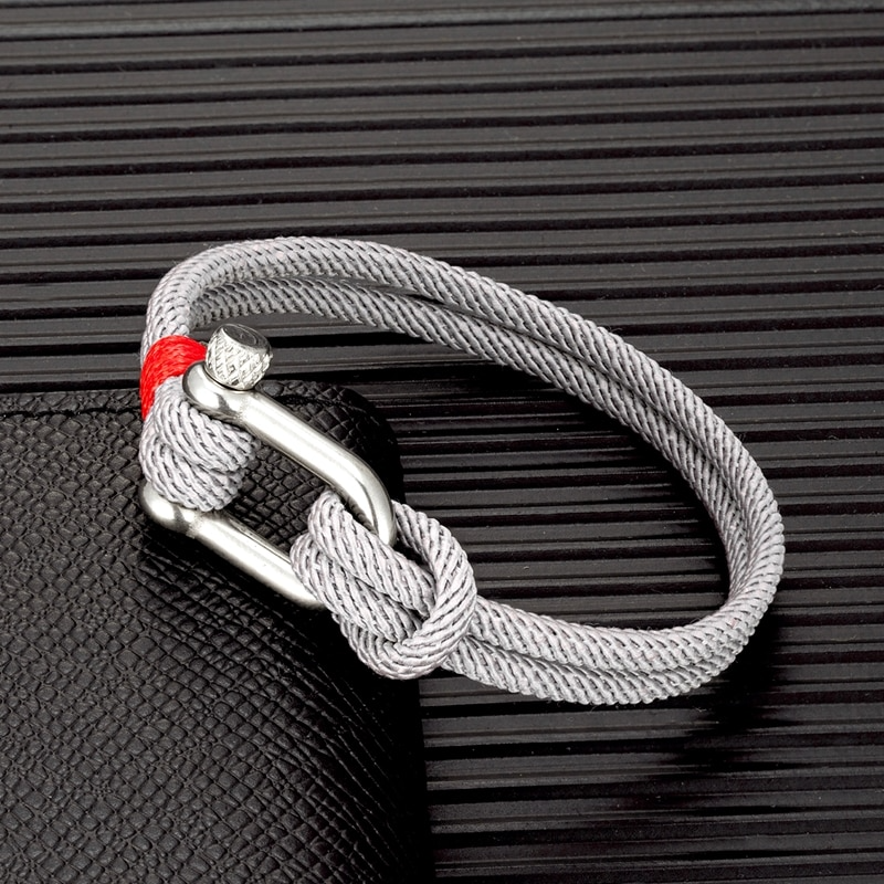 Anchor Shackle Bracelet