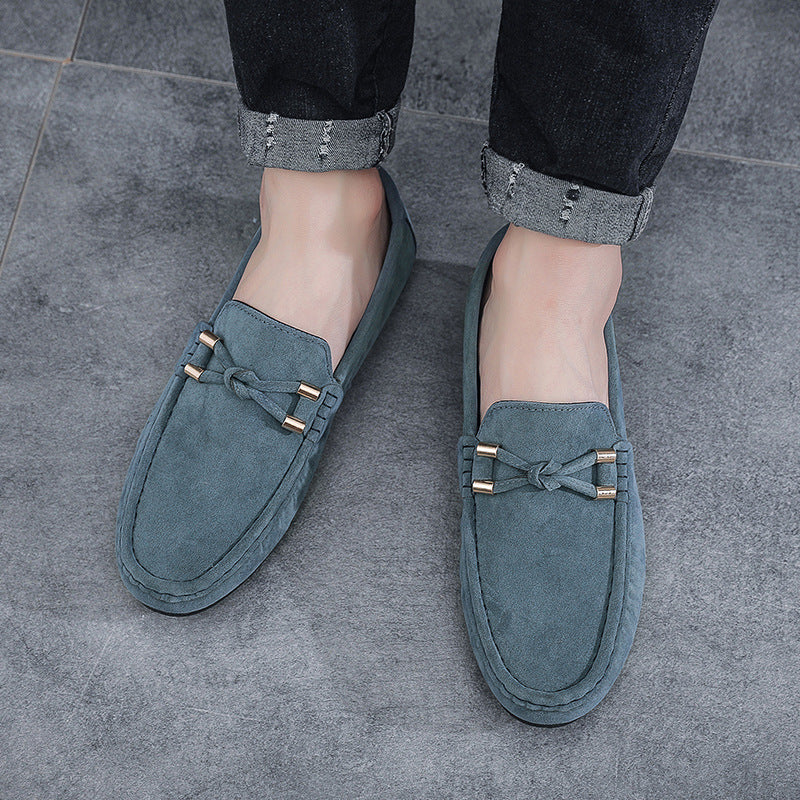 Kiltie Suede Loafers for Men