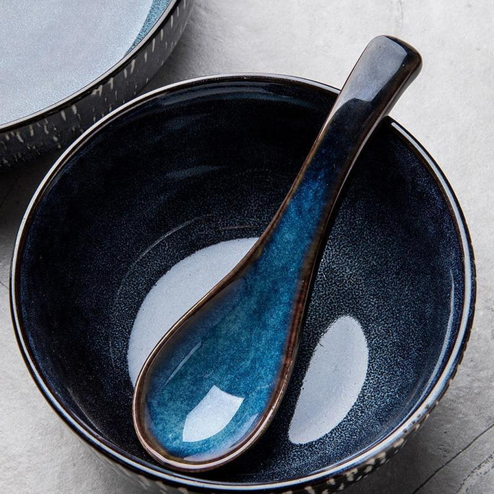 Ceramic Turquoise Spoon