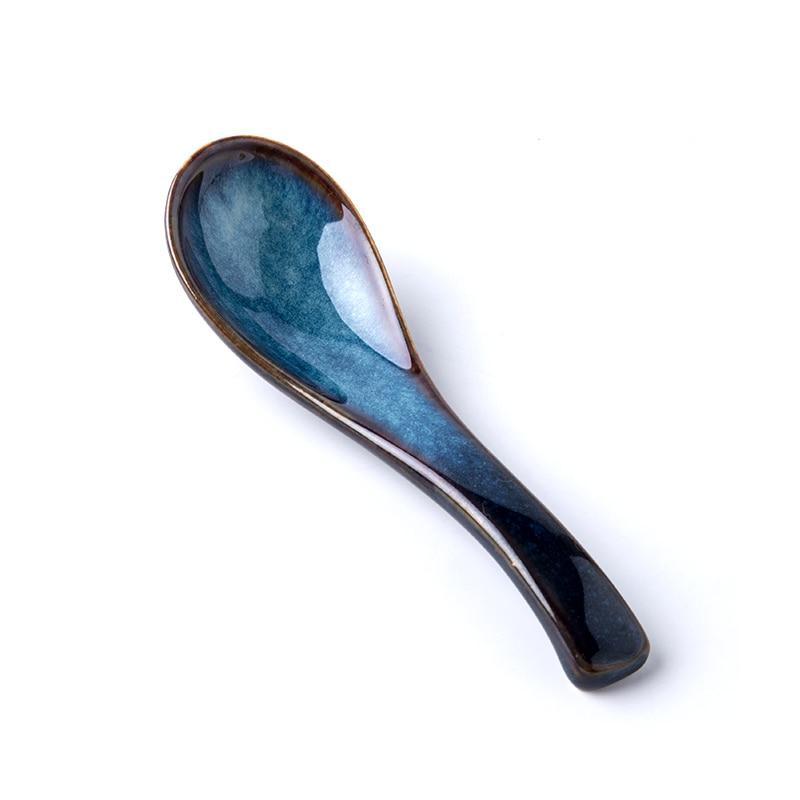 Ceramic Turquoise Spoon