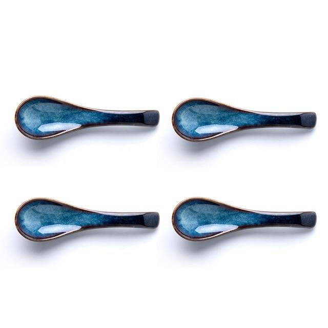 Ceramic Turquoise Spoon