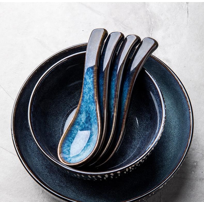 Ceramic Turquoise Spoon